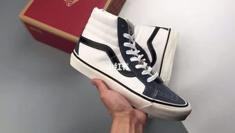 VANS SK8 HI 安纳海姆 白灰